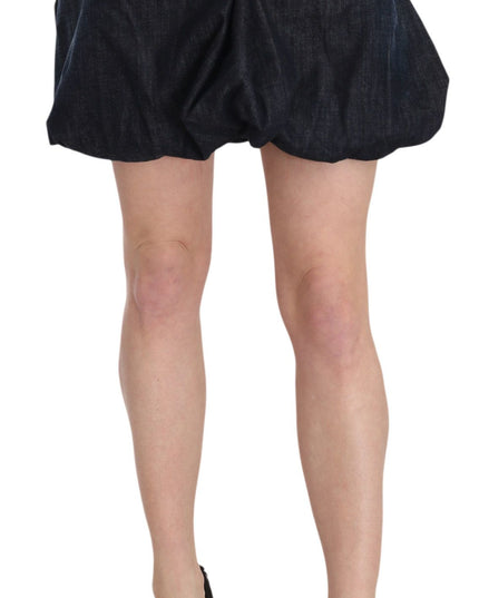 Exte Blue Jeans Denim Cotton Stretch A-line Mini