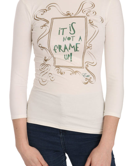 Exte Crew Neck It Is Not A Frame Up! Print Blouse
