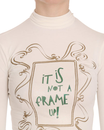 Exte Crew Neck It Is Not A Frame Up! Print Blouse