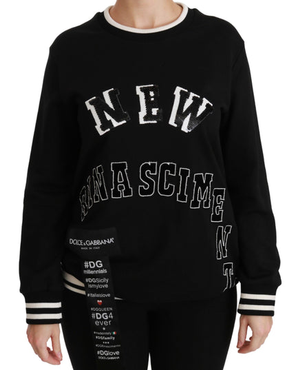 Dolce & Gabbana Black Rinascimento #DGmillennials Sweater