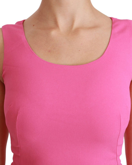 Dolce & Gabbana Pink Stretch Sheath Mini Bodycon Dress