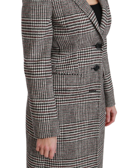 Dolce & Gabbana Multicolor Trench Knee Long Jacket Coat