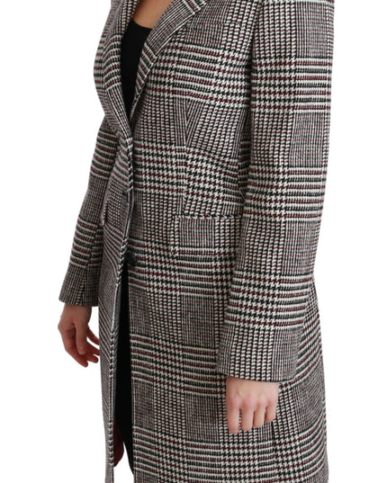 Dolce & Gabbana Multicolor Trench Knee Long Jacket Coat
