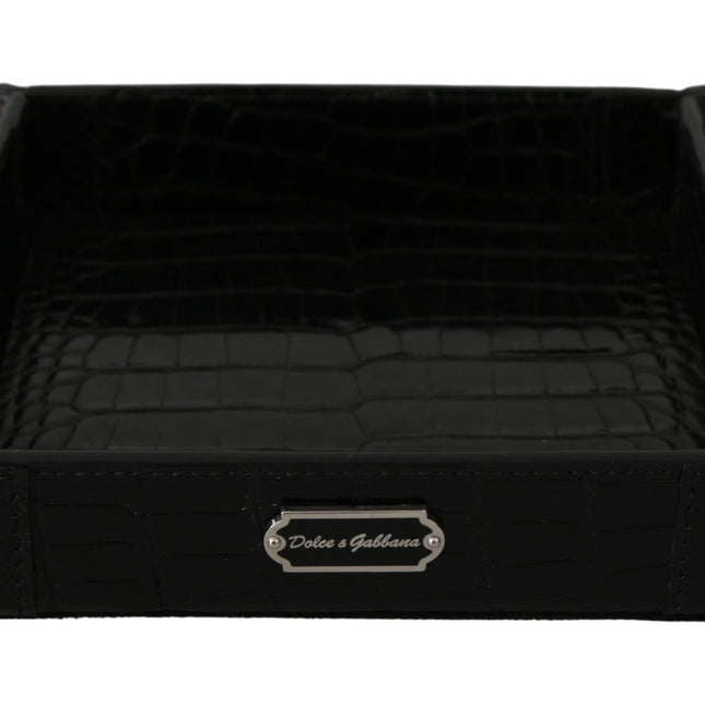 Dolce & Gabbana Plate Key Wallet Phone Card Money Patterned Skin Tray