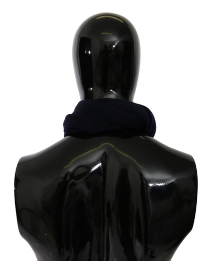 Dolce & Gabbana Blue #DGLovesLondon Wrap Shawl Wool Scarf