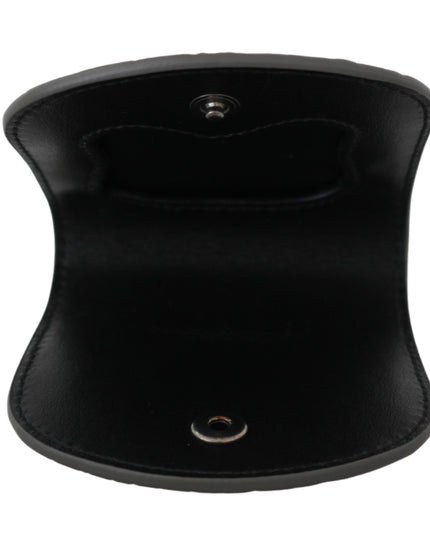 Dolce & Gabbana Gray Exotic Skin Condom Case Holder Pocket Wallet