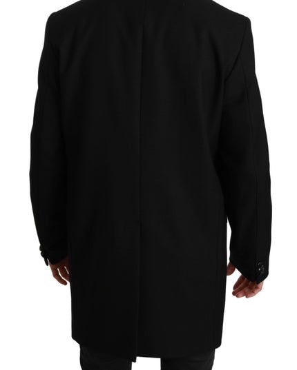 Dolce & Gabbana Black 100% Wool Jacket Coat Blazer