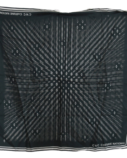 Costume National Blue Foulard Silk Women  Scarf