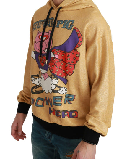 Dolce & Gabbana Gold Pig of the Year Hooded Sweater