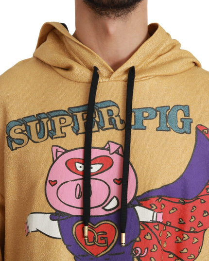 Dolce & Gabbana Gold Pig of the Year Hooded Sweater