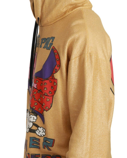 Dolce & Gabbana Gold Pig of the Year Hooded Sweater
