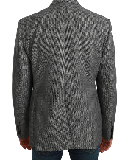 Dolce & Gabbana Gray Slim Fit Formal MARTINI Blazer