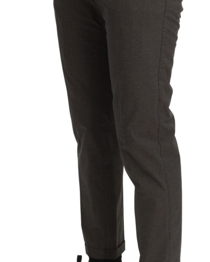 Dolce & Gabbana Brown Casual Mens Trouser 100% Cotton Pants