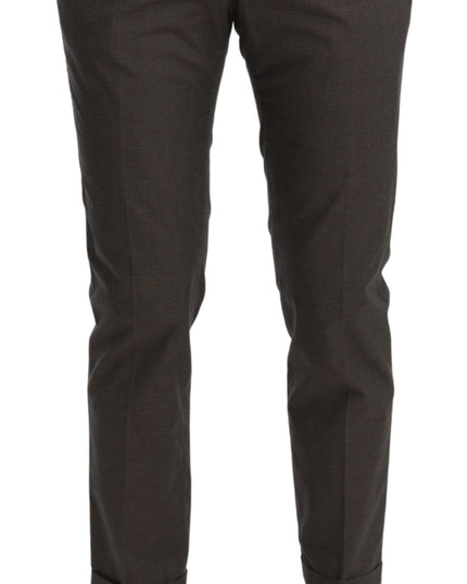 Dolce & Gabbana Brown Casual Mens Trouser 100% Cotton Pants