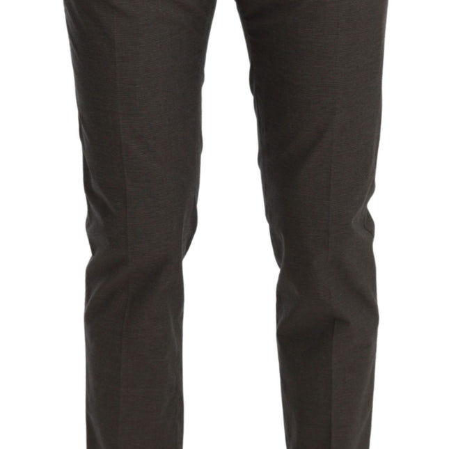 Dolce & Gabbana Brown Casual Mens Trouser 100% Cotton Pants