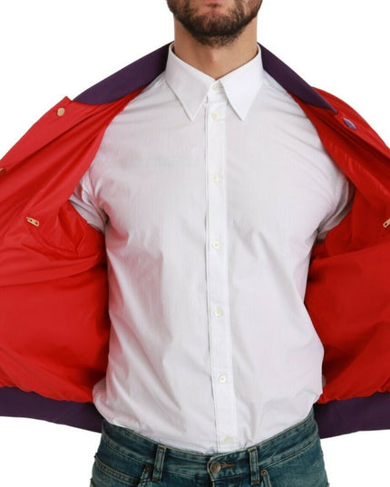 Dolce & Gabbana Red YEAR OF THE PIG Bomber Jacket