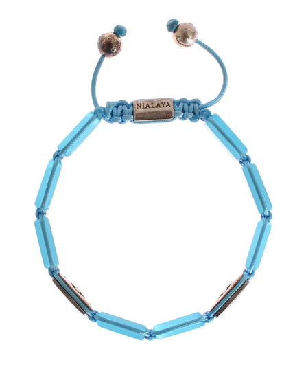 Nialaya CZ Opal 925 Silver Bracelet