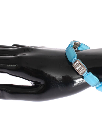 Nialaya CZ Opal 925 Silver Bracelet