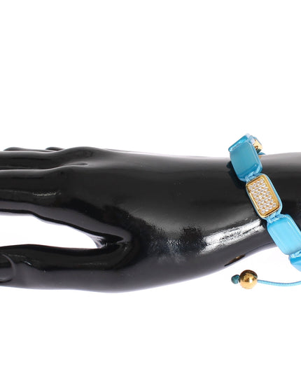 Nialaya CZ Opal 18K Gold 925 Bracelet