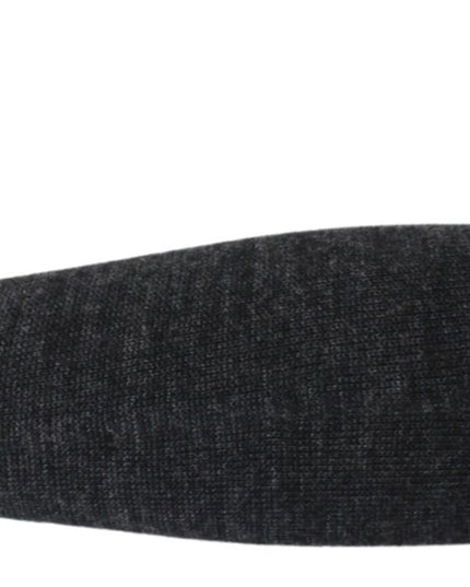 Dolce & Gabbana Gray #DGLovesLondon Embroidered Virgin Wool Gloves