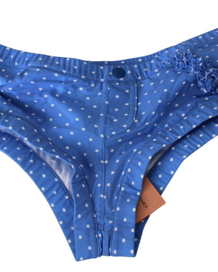 Ermanno Scervino Blue Shorts Beachwear Bikini Bottoms Swimsuit