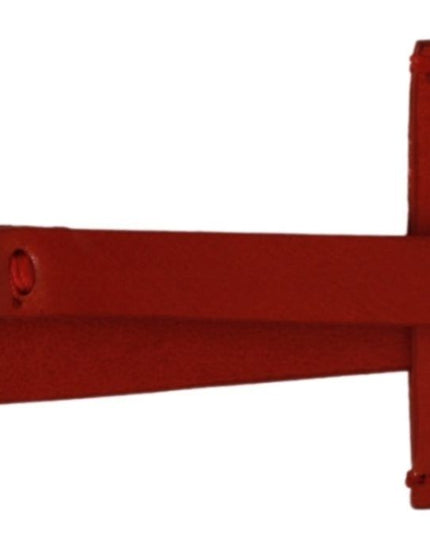 Costume National Red Leather Branded Logo Keyring Keychain