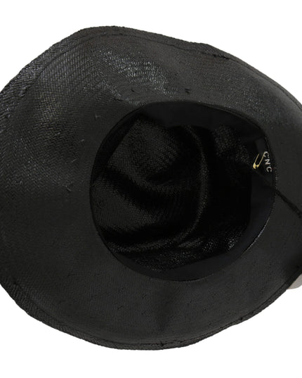 Costume National Black Wide Brim Cowboy Solid Hat