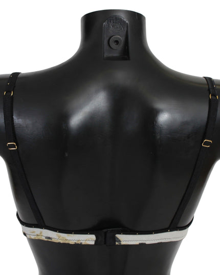 Just Cavalli White Polyester Spandex Push Up Bra Underwear