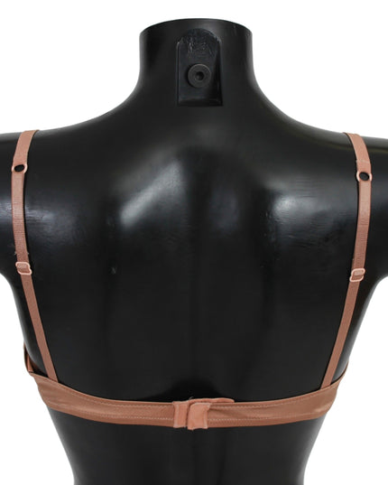 Ermanno Scervino Nude Lace Push Up Silk Underwear