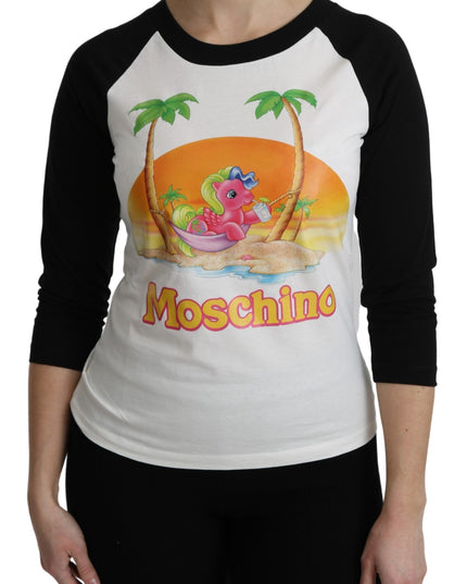 Moschino White Cotton T-shirt My Little Pony Top Tshirt