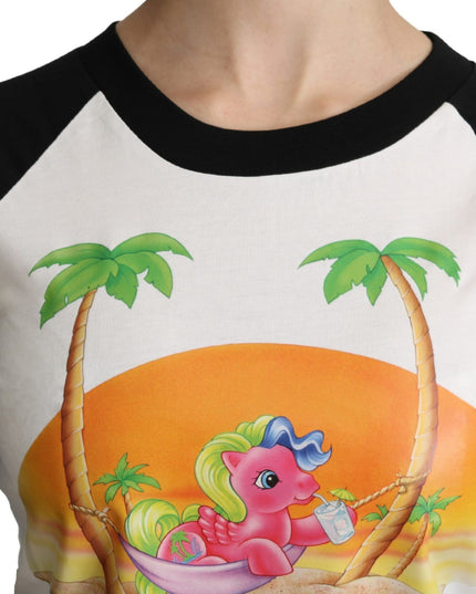 Moschino White Cotton T-shirt My Little Pony Top Tshirt