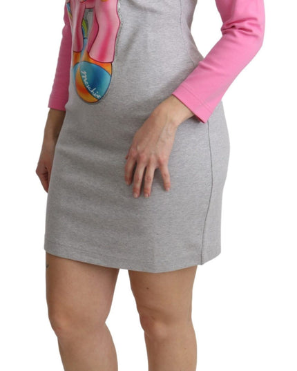 Moschino Gray My Little Pony Top Sweater Dress