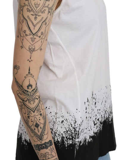 Dsquared² White Sleeveless T-shirt Tank Cotton Top