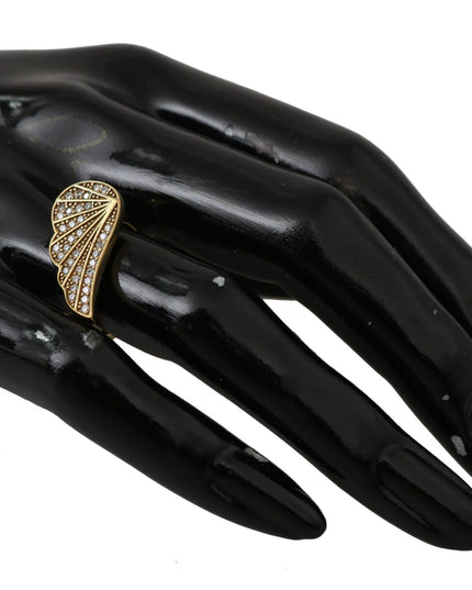 Nialaya Gold Wing Clear CZ 925 Silver Authentic Women