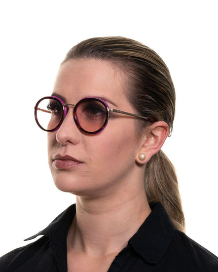 Emilio Pucci Brown Metal & Plastic Sunglasses