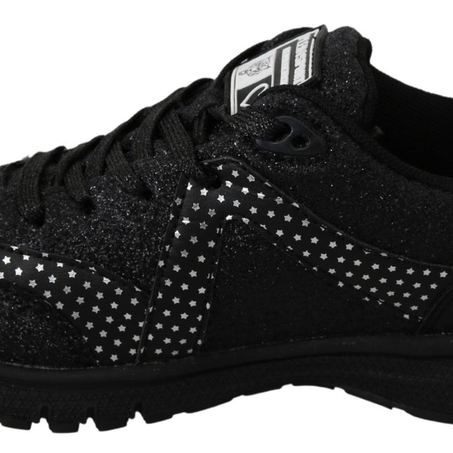 Philipp Plein Black Running Jasmines Sneakers Shoes