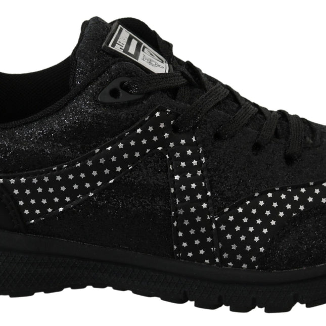 Philipp Plein Black Running Jasmines Sneakers Shoes