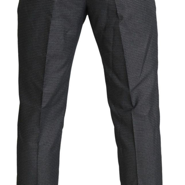 Dolce & Gabbana Gray Formal Dress Trouser Slim Fit Pants