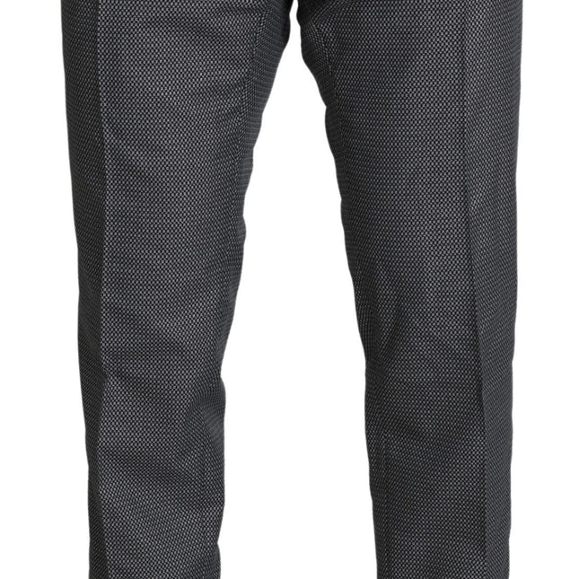 Dolce & Gabbana Gray Formal Dress Trouser Slim Fit Pants