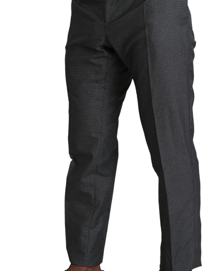 Dolce & Gabbana Gray Formal Dress Trouser Slim Fit Pants