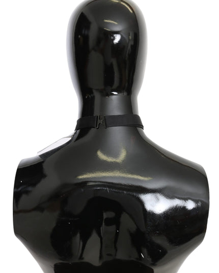 Dolce & Gabbana Gold Crystal Beaded Sequined 100% Silk Catwalk Necklace