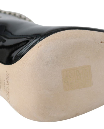 Jimmy Choo Elegant Black Patent Heeled Boots