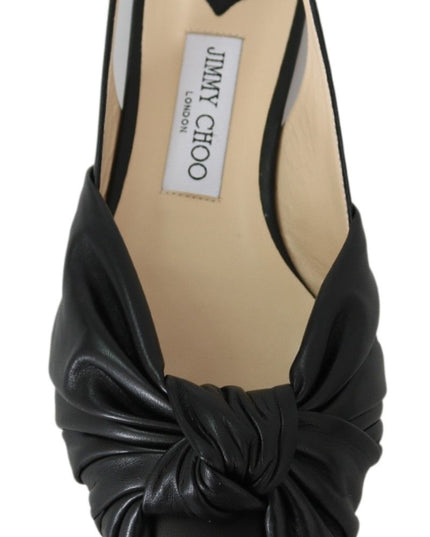 Jimmy Choo Elegant Pointed Toe Leather Flats