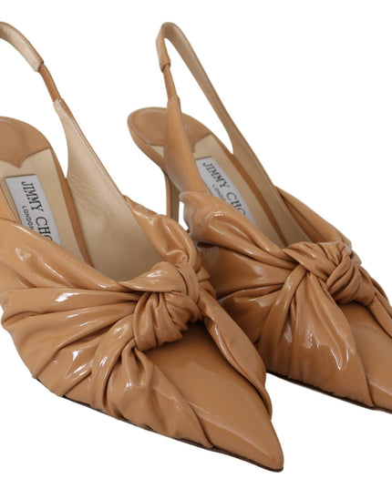 Jimmy Choo Elegant Pointed Toe Leather Pumps