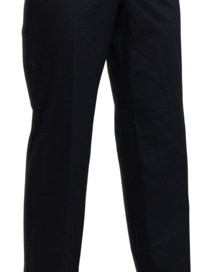 BENCIVENGA Navy Blue High Waist Straight Dress Trouser Pants