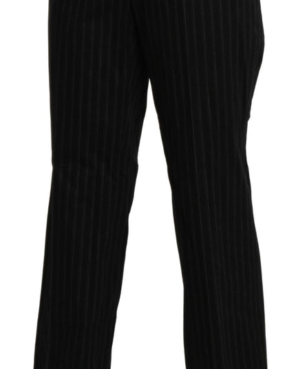 BENCIVENGA Black High Waist Straight Dress Trouser Pants