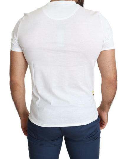 Dolce & Gabbana White Saint Valentine Print Cotton Men T-shirt