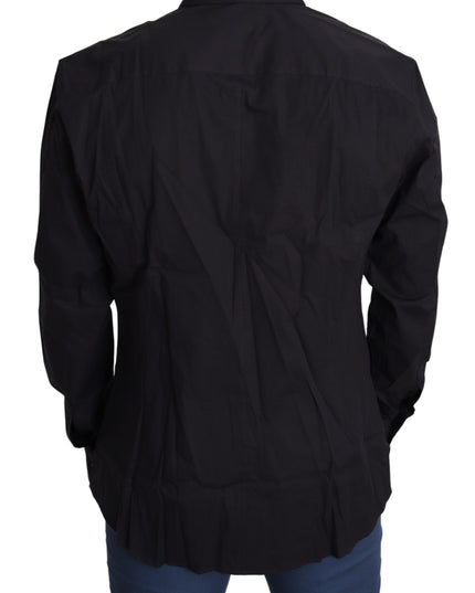 Dolce & Gabbana Black Cotton Stretch Dress SICILIA Shirt
