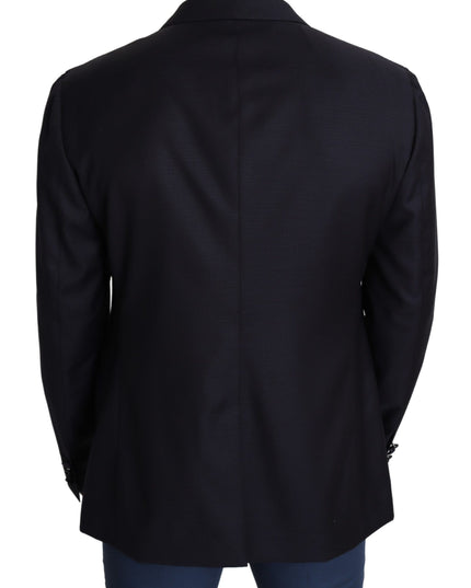 Dolce & Gabbana Black Wool Single Breasted NAPOLI Blazer