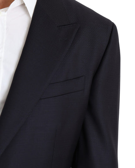 Dolce & Gabbana Black Wool Single Breasted NAPOLI Blazer